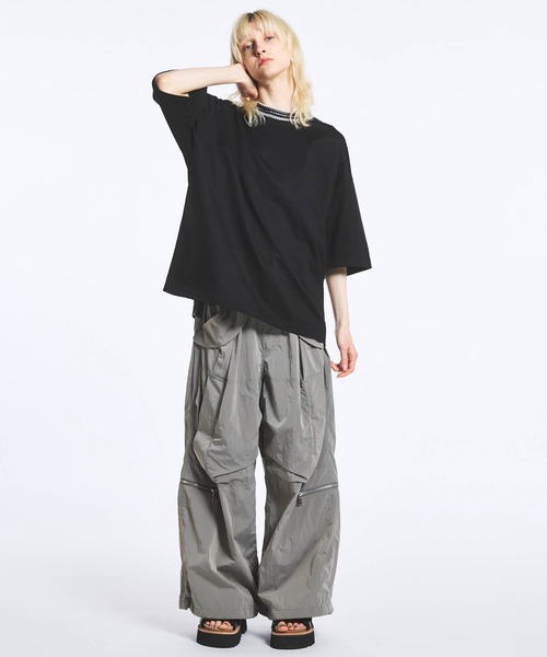 MAISON SPECIAL スラックス パンツ Linen High Waist Pants