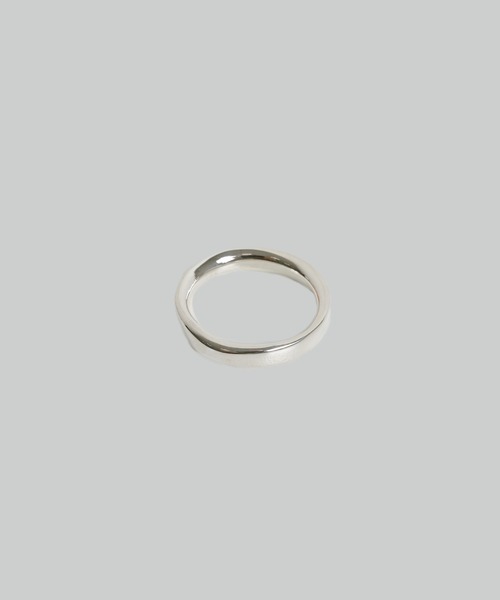 WAKAN SILVER SMITH Oval signet ring -MORLS-