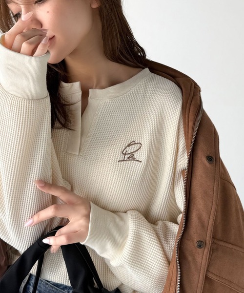 classicalelf（クラシカルエルフ） tシャツ 洒落感アップのこなれT。胸