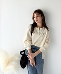 tシャツ 洒落感アップのこなれT。胸刺繍ワッフ...の詳細画像4