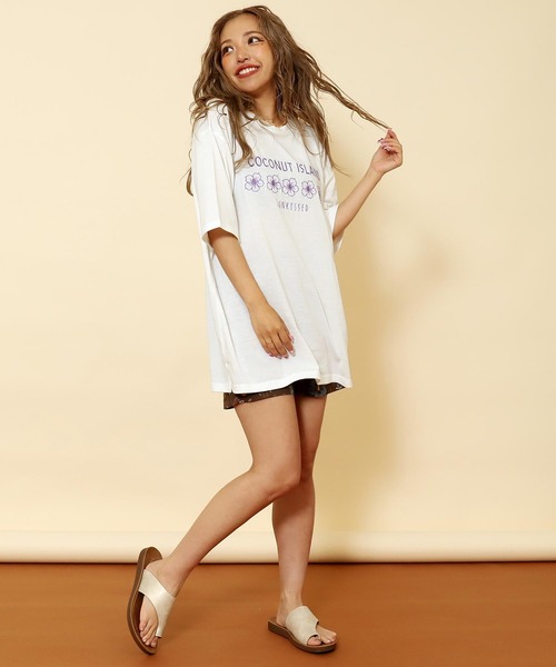 【アナスイミニ】120 ❤︎美品・着2回❤︎ Tシャツ＆ジャンスカ 白×黄 出産祝い