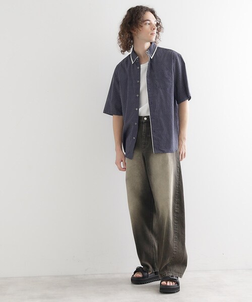 kittyTｼｬﾂ2枚ｾｯﾄ&ｵﾏｹ♪ tk.TAKEO KIKUCHI（ティーケータケオキクチ） シャツ 2枚衿ドット柄