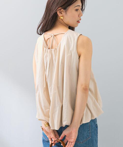 ROSSO ノースリーブレースブラウス ROSSO - ROSSO URBAN RESEARCH(ロッソ) バンドカラー レースブラウスの