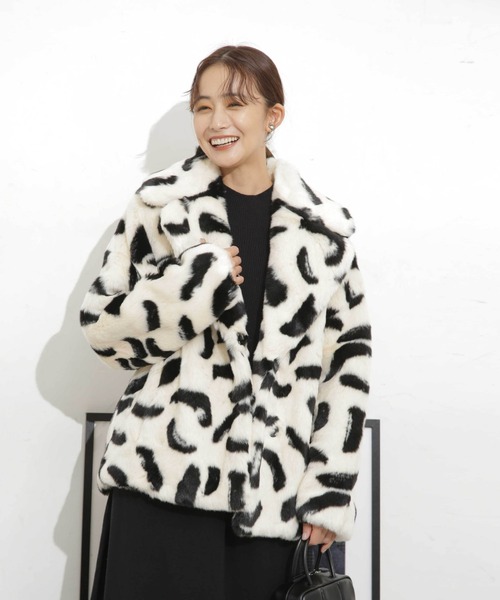 「jakke」 コート M ホワイト レディース_画像9