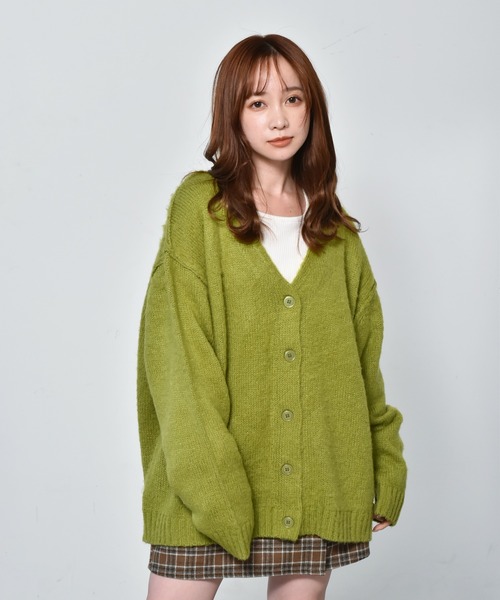 Emsexcite（エムズエキサイト） 「RETRO GIRL」ニットカーディガン