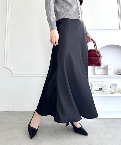 Loueme スカート サテンマーメイドスカート : ZOZOTOWN Yahoo!店