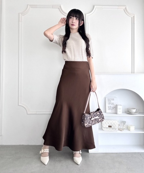 Loueme スカート サテンマーメイドスカート : ZOZOTOWN Yahoo!店