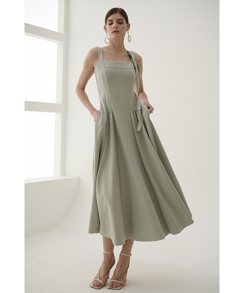 Estella.K ワンピース Jill Dress カッテイングミディドレス