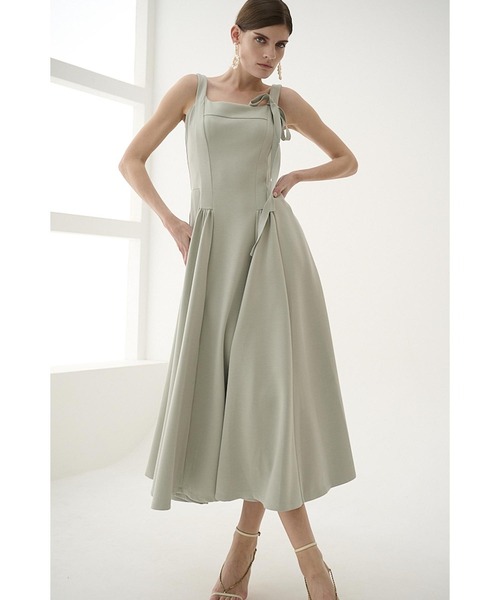 【美品】Estela.K ドレス Estella.K ワンピース Jill Dress カッテイングミディドレス