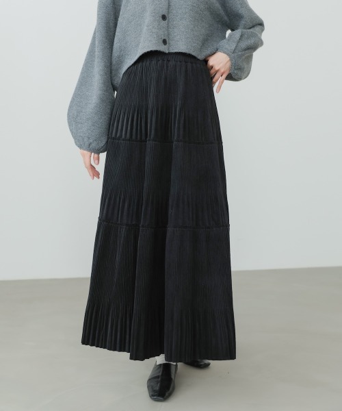 BAB（バブ） スカート ベロアプリーツスカート : ZOZOTOWN Yahoo!店