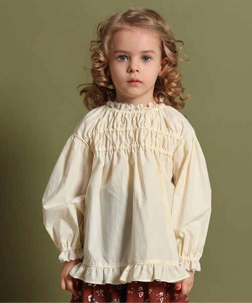 LA POMME petit フレッシュカラープリーツチャイナドレス（タグなし