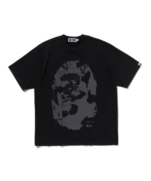 A BATHING APE（アベイシングエイプ） tシャツ APE HEAD HEAVY WASHED