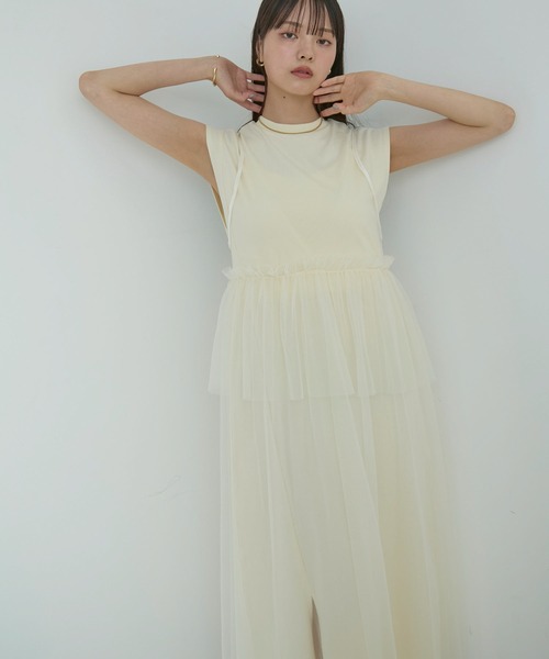 VIS（ビス） ノースリーブワンピース FREE キナリ レディース