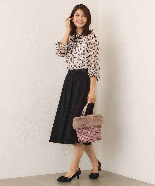 TO BE CHIC（トゥー ビー シック） ブラウス シャツ アニマルフラワー