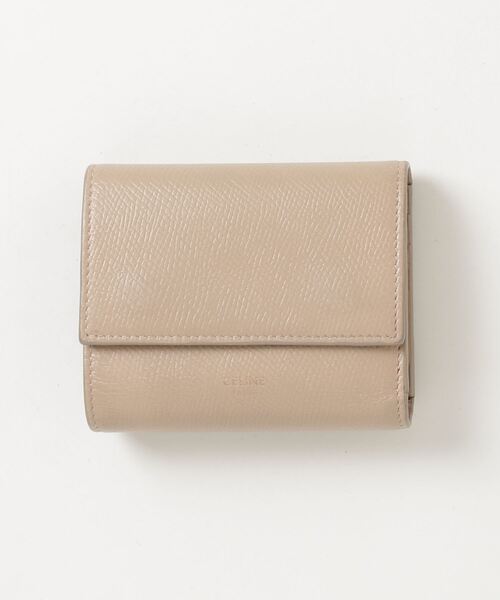 お値下げしました！CELINE 三つ折り財布 ベージュ CELINE 三つ折り財布 ベージュ