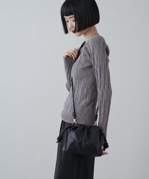 Lui's（ルイス） ショルダーバッグ バッグ 3WAY巾着チェーンバッグ