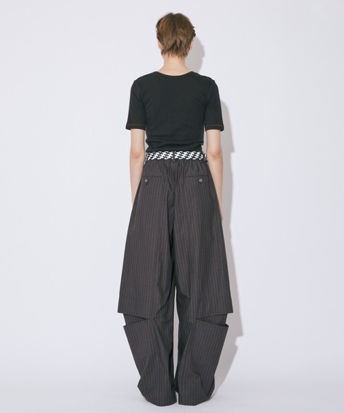 「beautiful people」 半袖Tシャツ 38 ブラック レディース_画像7
