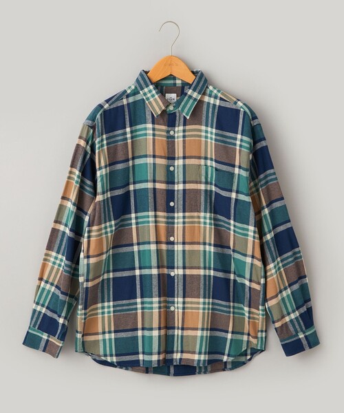 coen（コーエン） シャツ USA COTTONソフトフランネルシャツ（チェック