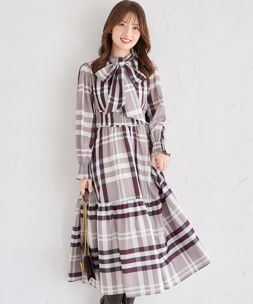 tocco closet（トッコ クローゼット） ワンピース ビックボウタイ