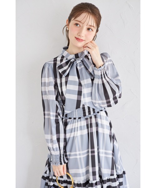 tocco closet（トッコ クローゼット） ワンピース ビックボウタイ