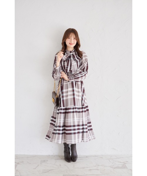 tocco closet（トッコ クローゼット） ワンピース ビックボウタイ