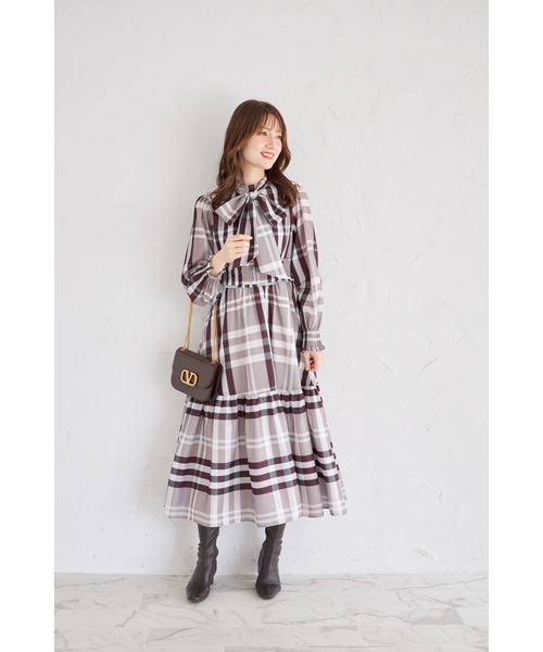 tocco closet（トッコ クローゼット） ワンピース ビックボウタイ