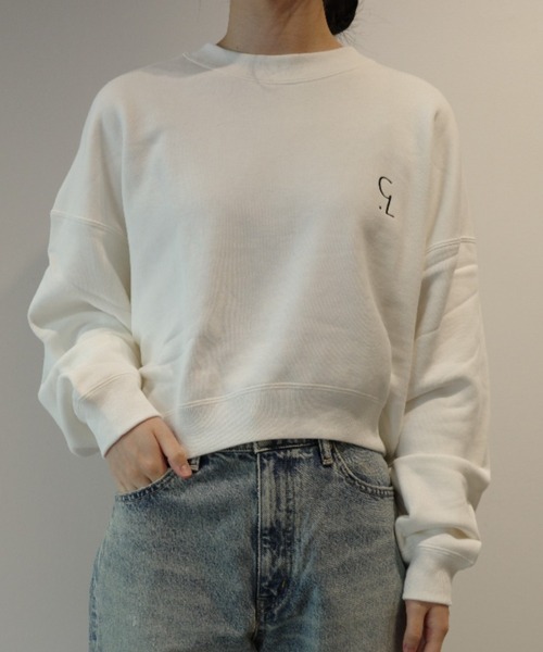 CLANE（クラネ） トレーナー スウェット CLANE LOGO SHORT SWEAT TOPS