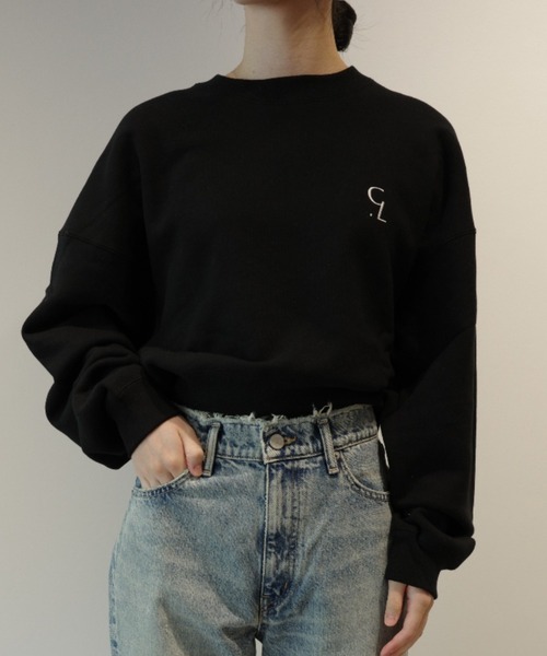 CLANE（クラネ） トレーナー スウェット CLANE LOGO SHORT SWEAT TOPS