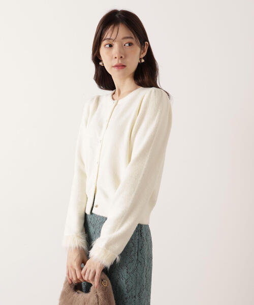 【美品】yuni ニットカーディガン アトリエドゥサボン peu pres AMBIDEX Store yuni/yuni/トップス/カーディガン