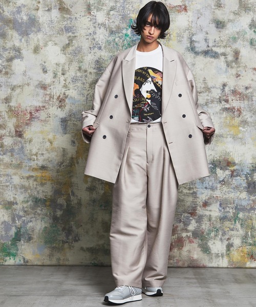 「MAISON SPECIAL」 半袖Tシャツ 2 オフホワイト メンズ_画像3