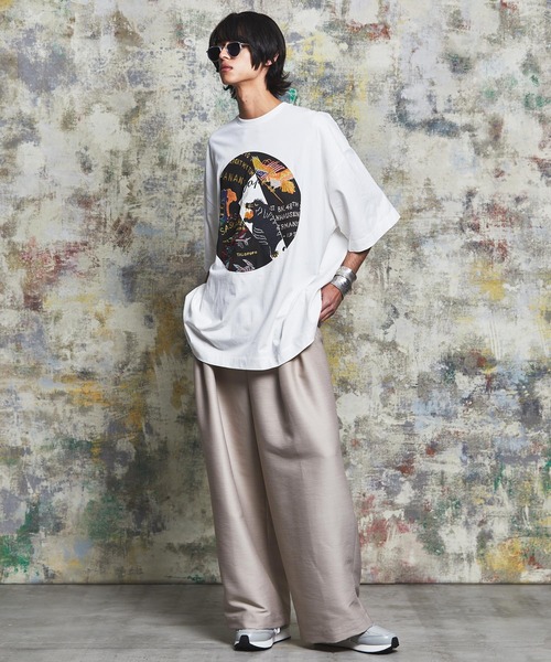 「MAISON SPECIAL」 半袖Tシャツ 2 オフホワイト メンズ_画像7