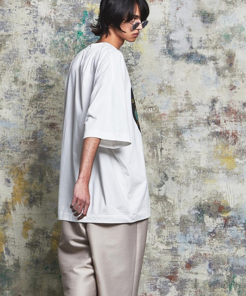 「MAISON SPECIAL」 半袖Tシャツ 2 オフホワイト メンズ_画像8