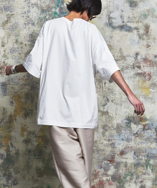 「MAISON SPECIAL」 半袖Tシャツ 2 オフホワイト メンズ_画像9