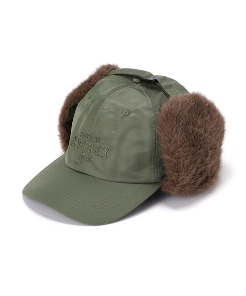 AVIREX（アヴィレックス） キャップ 帽子 「直営店限定」NYLON×FUR