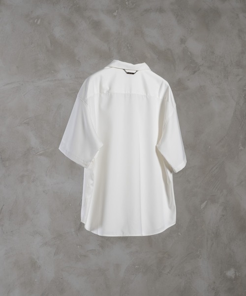 「ADRER」 半袖シャツ SMALL ブラック×レッド メンズ_画像9