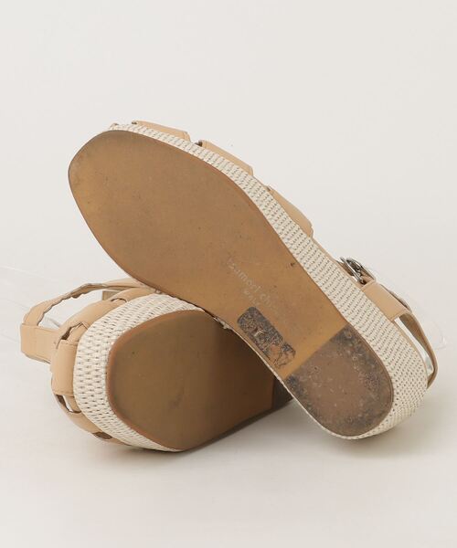 「tsumori chisato WALK」 ヒールサンダル 22.5cm ベージュ レディース_画像3