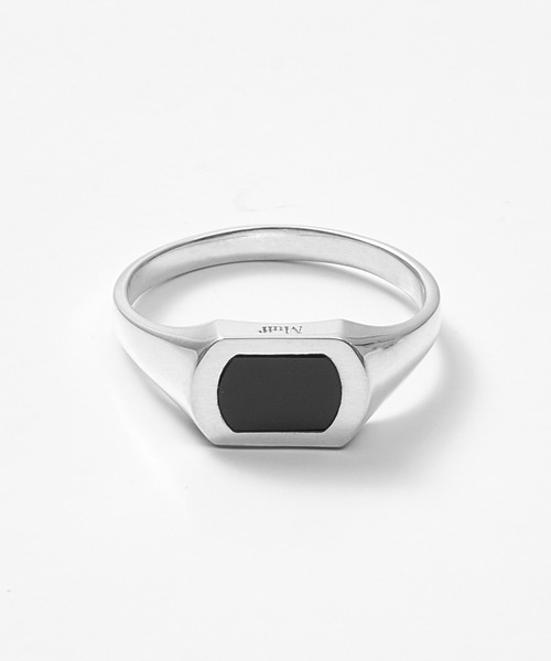 指輪 リング Muff マフ / シルバー925オニキスシグネットリング R4A