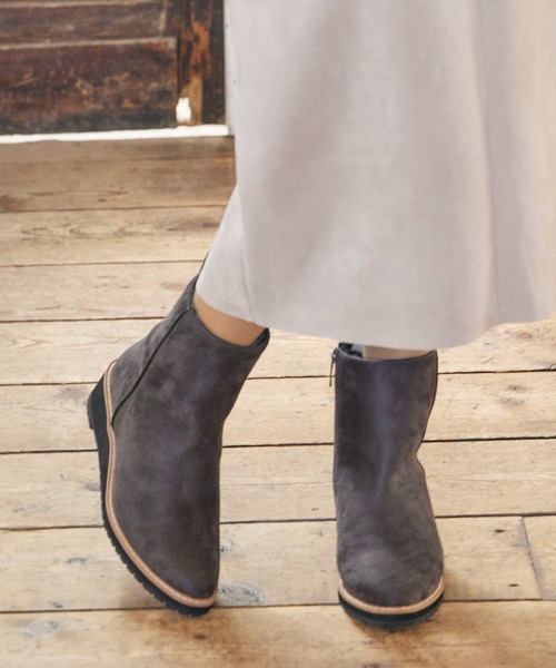 「carino」 ショートブーツ M ブラック系その他6 レディース_画像2