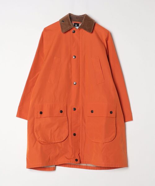 Barbour（バブアー） ステンカラーコート 10 オレンジ レディース