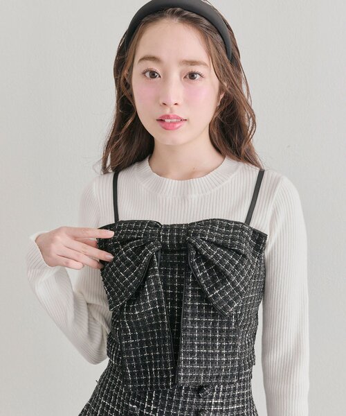 OLIVE des OLIVE（オリーブデオリーブ） ニット セーター リボン