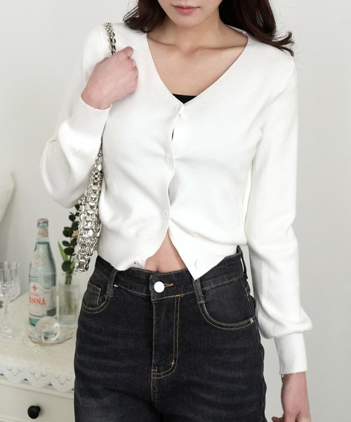 「UNE MANSION」 カーディガン FREE ブラック レディース_画像7