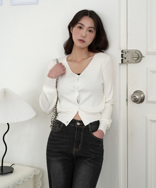 「UNE MANSION」 カーディガン FREE ブラック レディース_画像8