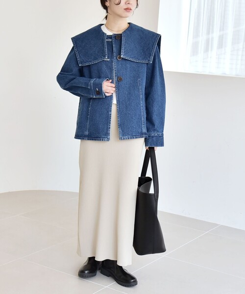 quaranciel デニムジャケット gジャン quaranciel:「洗濯機可能