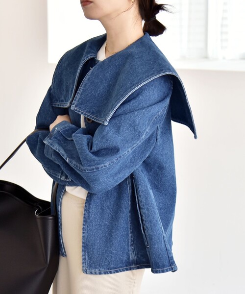 quaranciel デニムジャケット gジャン quaranciel:「洗濯機可能