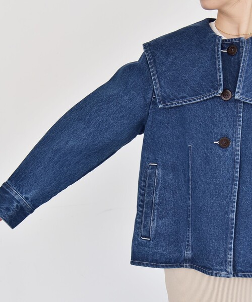 quaranciel デニムジャケット gジャン quaranciel:「洗濯機可能