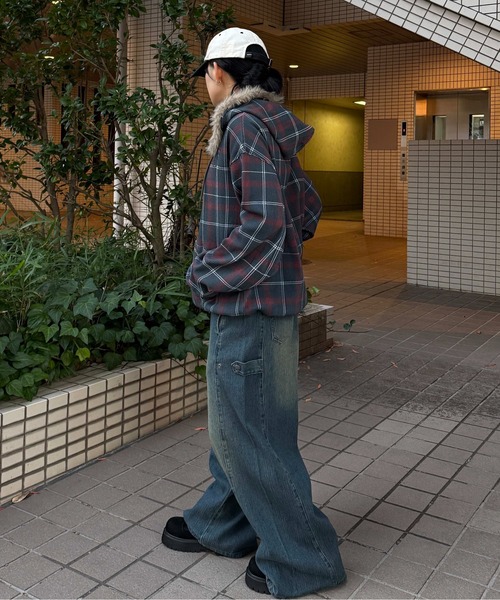 ジーンズ サイドタブヒッコリーデニム メンズ レディース : ZOZOTOWN