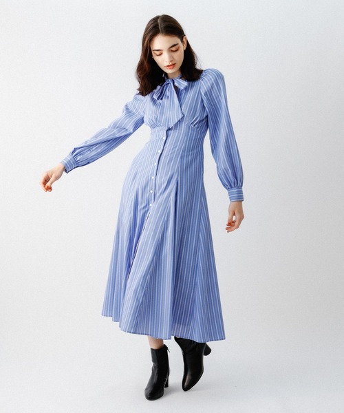「DEICY」 長袖ワンピース 1 モカ レディース_画像7