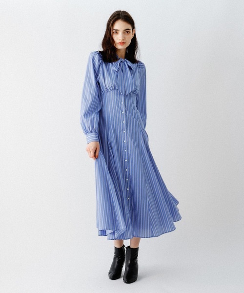 「DEICY」 長袖ワンピース 1 モカ レディース_画像8