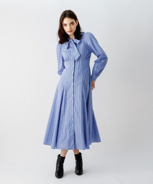 「DEICY」 長袖ワンピース 1 モカ レディース_画像9