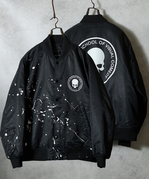 NUMBER (N)INE（ナンバーナイン） スタジャン HAND PAINTED NYLON